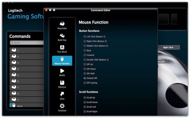 Logitech Mouse Panel