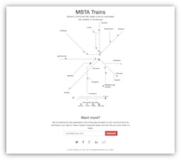 MBTA trains