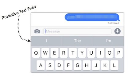 Predictive Text Fields