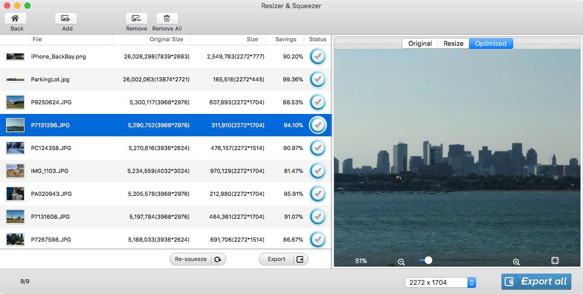 Omni Photo Size Optimizer