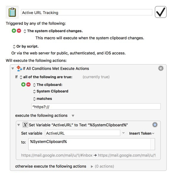 Active U R L Tracking