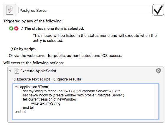 KM Postgres