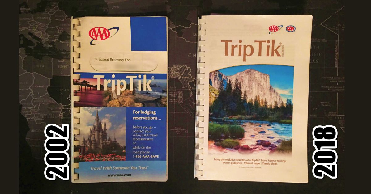 Triptik Aaa Route Planner Aaa Trip Tik Booklets