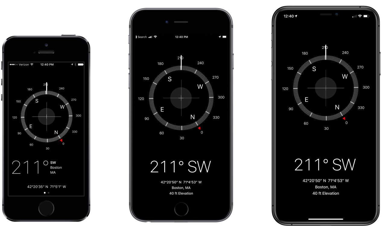 iphone compass