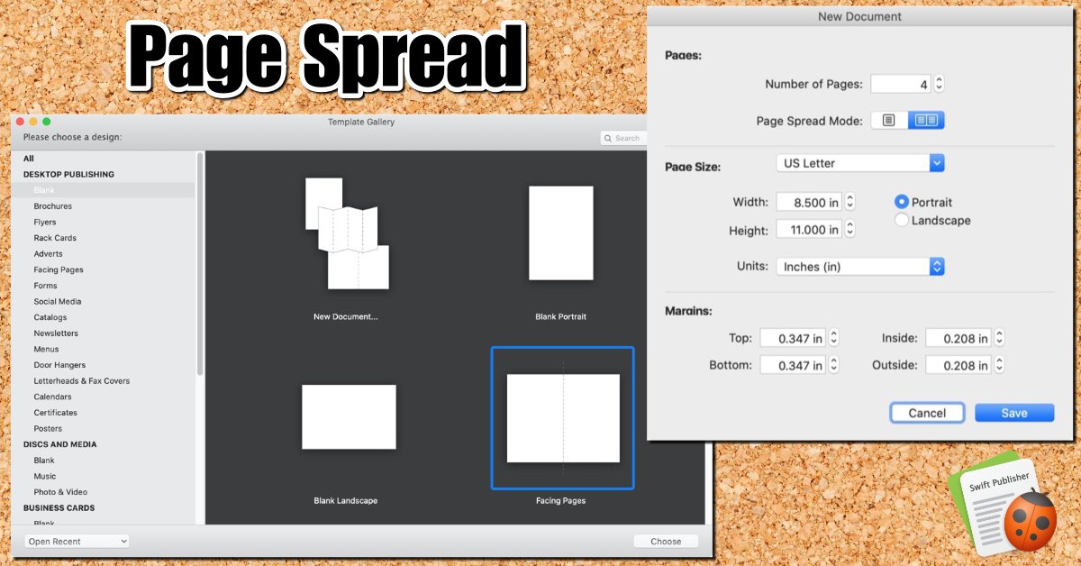 Swift Publisher Page Spread