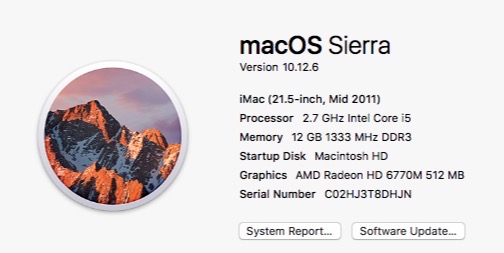 imac Sierra