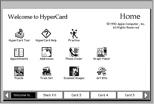 Welcome to Hypercard