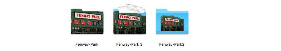 Fenway Folder Icons