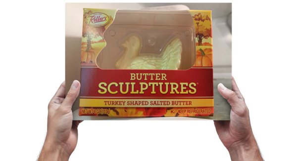 Kellers Turkey Shaped Butter