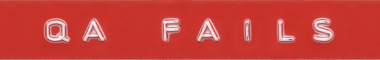 QA Fail Label