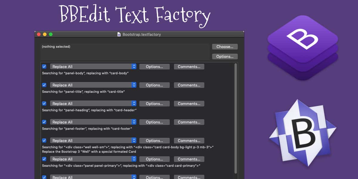 Bootstrap Text Factory