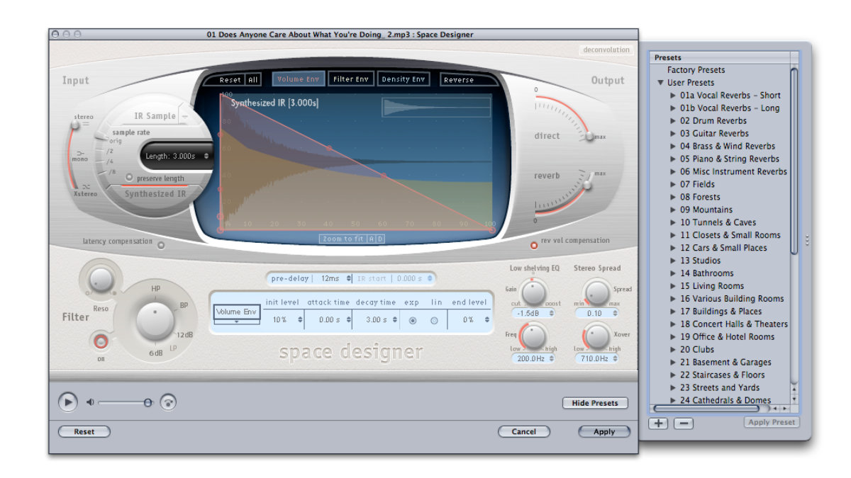 Space Designer Sound Track