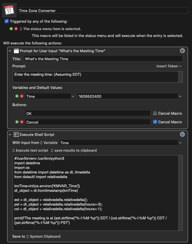 Time Zone Converter