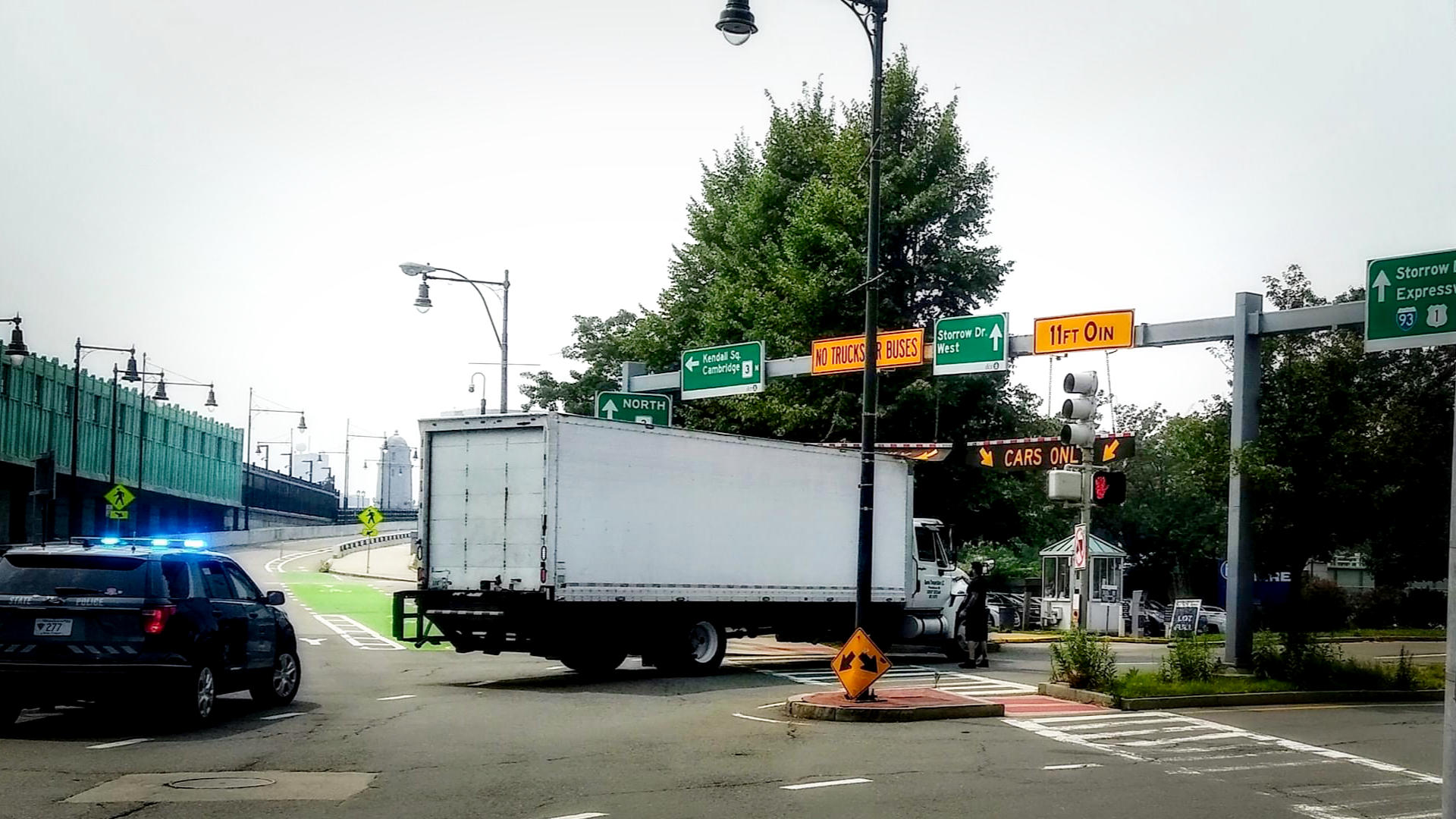 Truck Caught Storrow