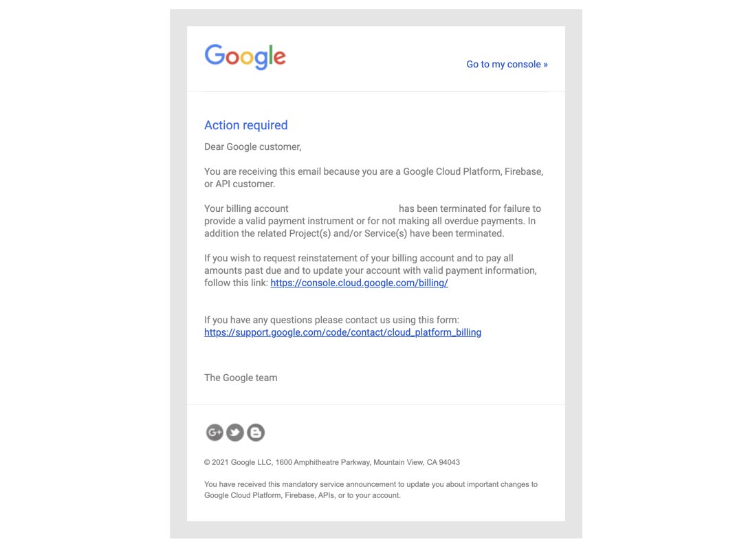 Google Clould Email