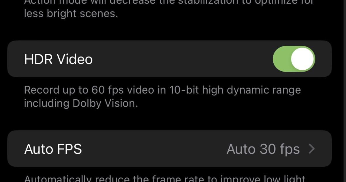 HDR Video