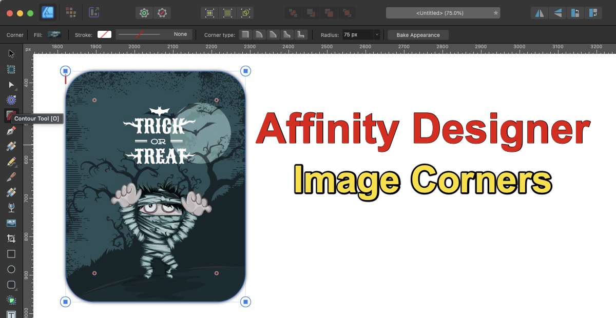 Affinity Image Corners