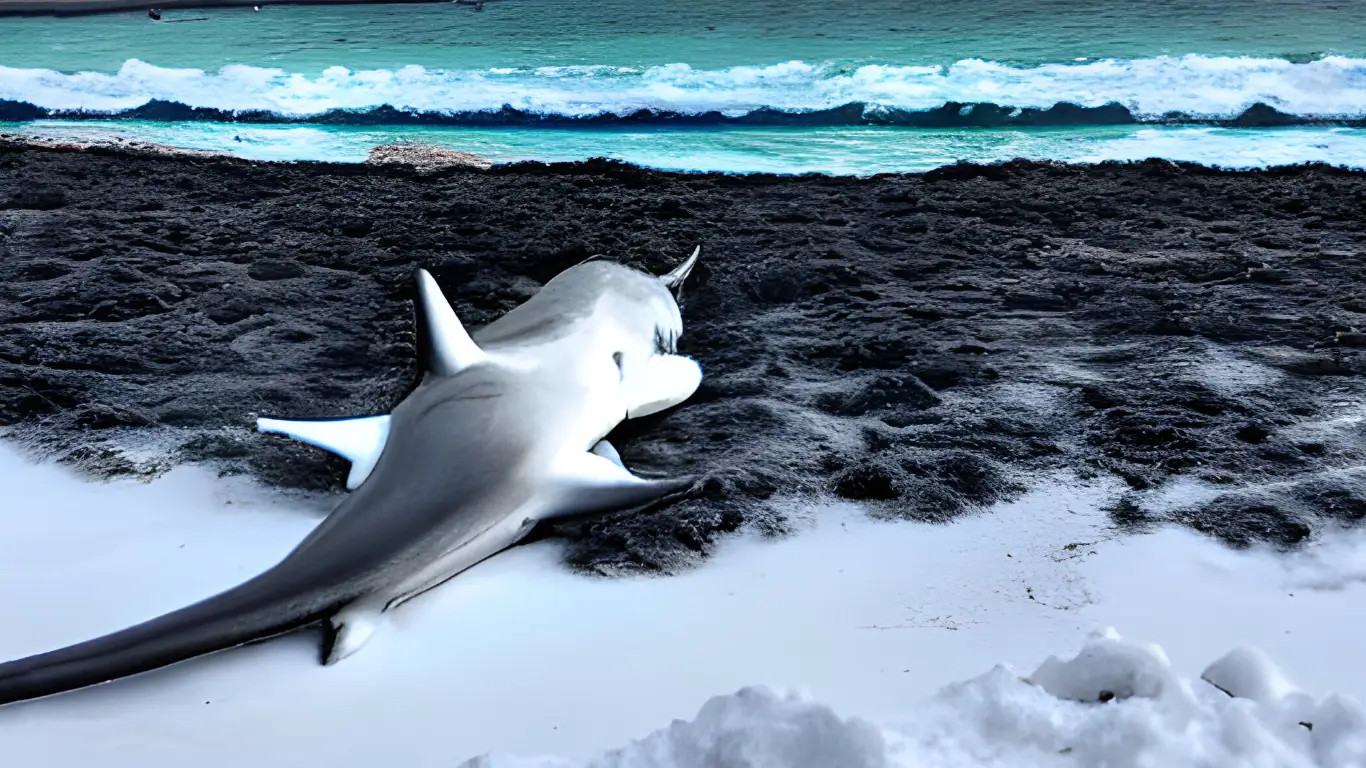 Beach Snow Shark