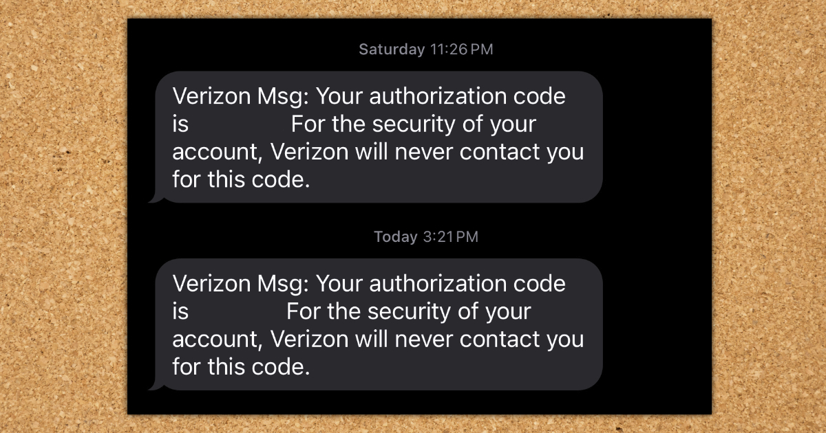Verizon Message
