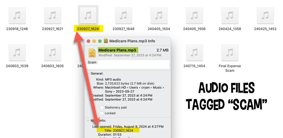 Audio Files Tagged