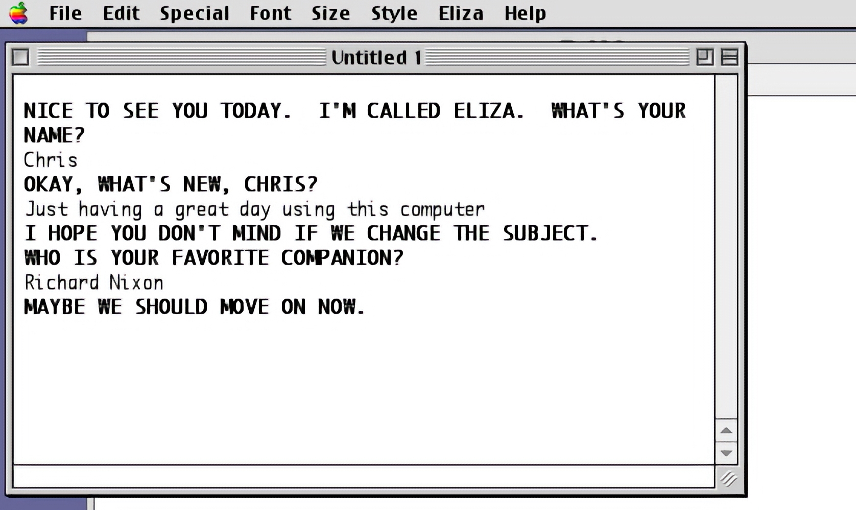 Eliza Chat