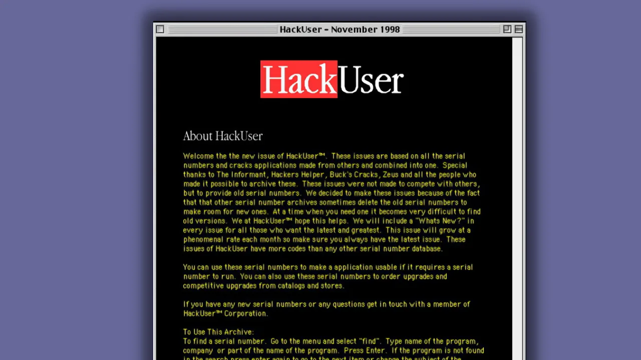 Hack User Info1998