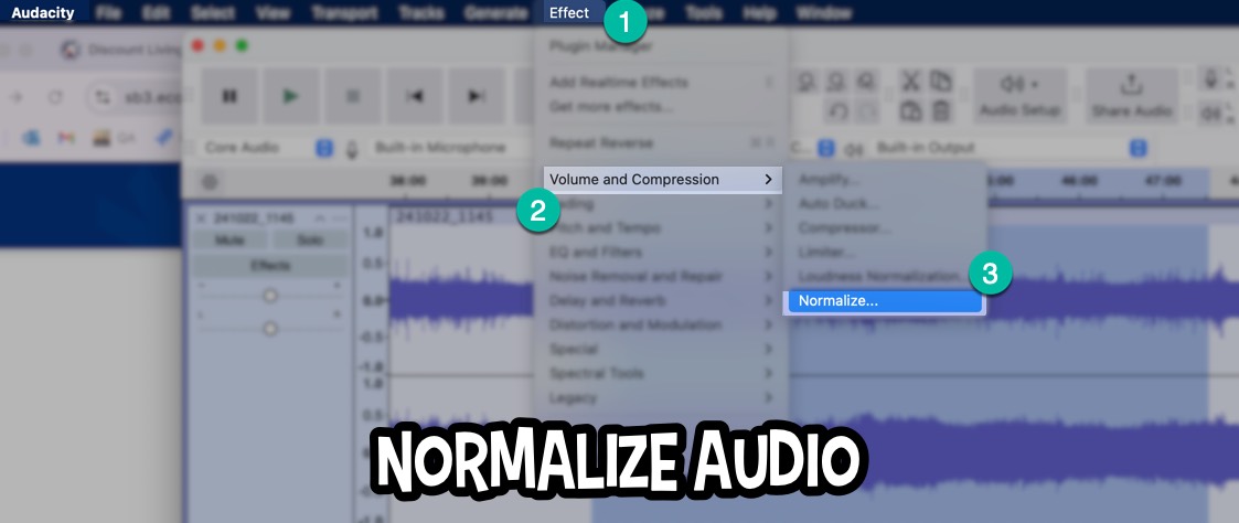 Normalize Audio Audacity