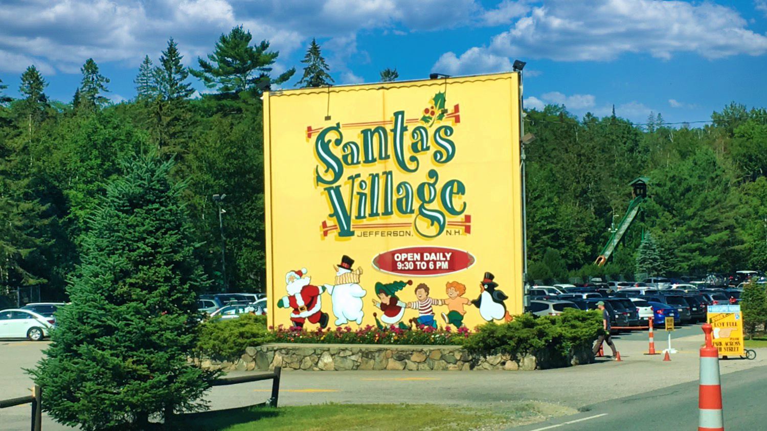 Santas Village Sign