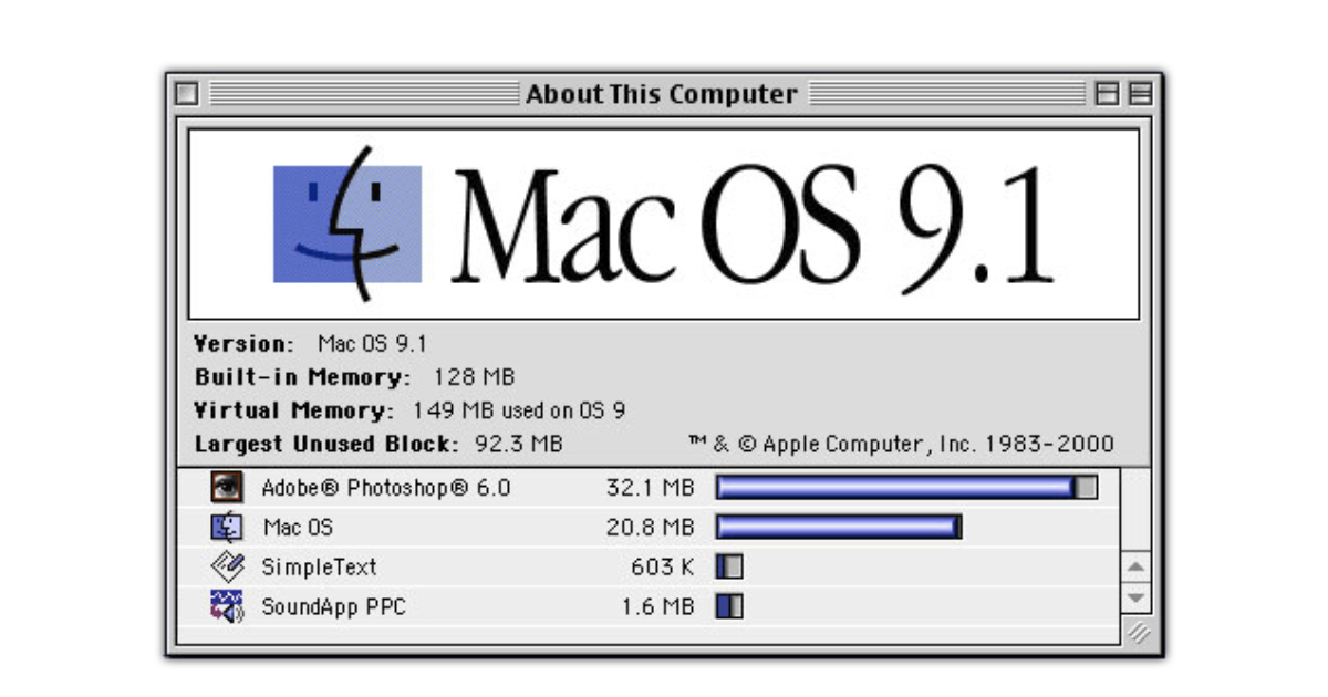 mac O S9 About