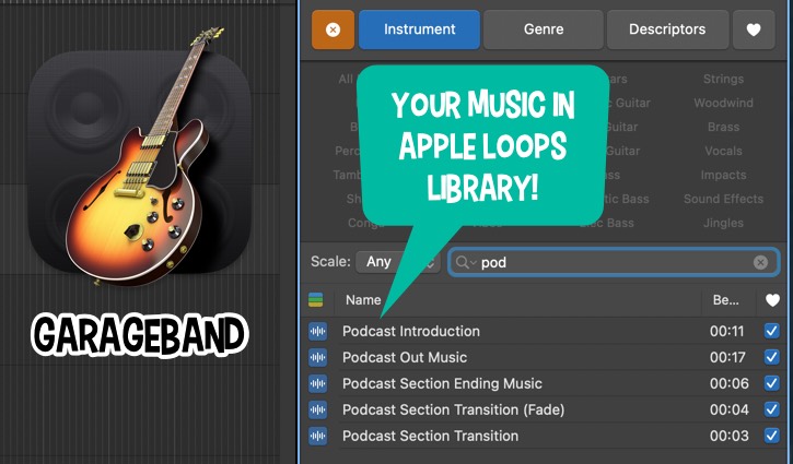 Garage Band Your Loops