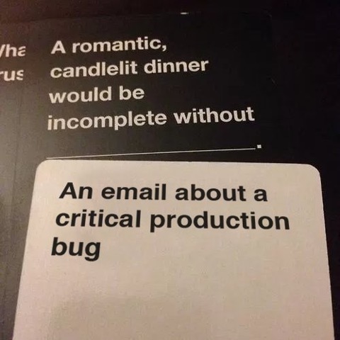 / Production Bug
