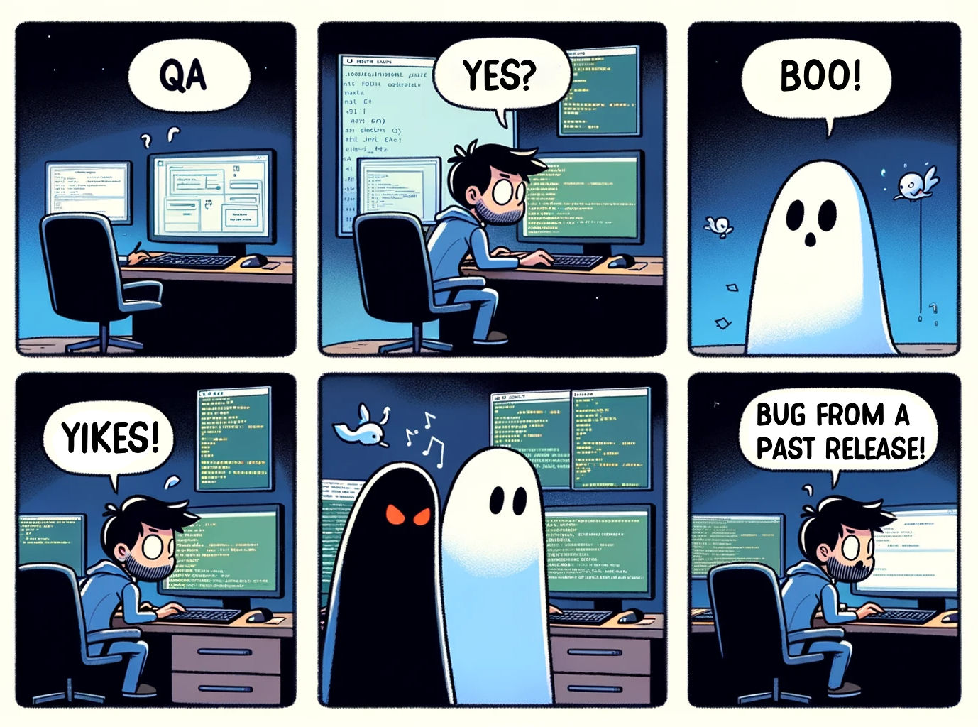 / Q A Comic Halloween